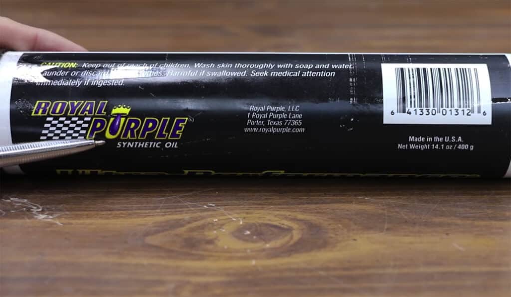 Royal Purple Synthetic USA made grease