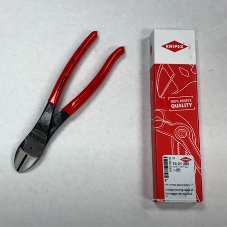 Knipex diagonal wire cutters